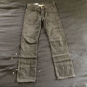 Imogene + Willie charcoal selvedge denim